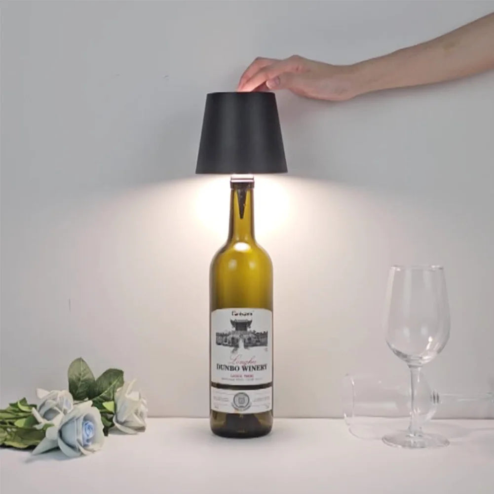 LumiGlow Bottle Lamp – Turn Your Wine into a Glowing Masterpiece!