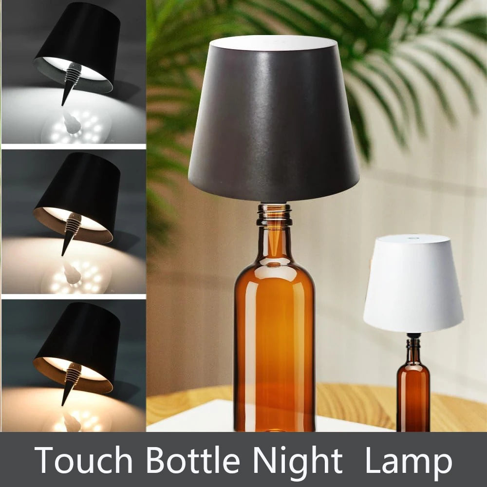 LumiGlow Bottle Lamp – Turn Your Wine into a Glowing Masterpiece!