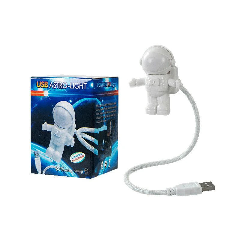 Astronaut Glow LED Desk Lamp – USB Powered Night Light