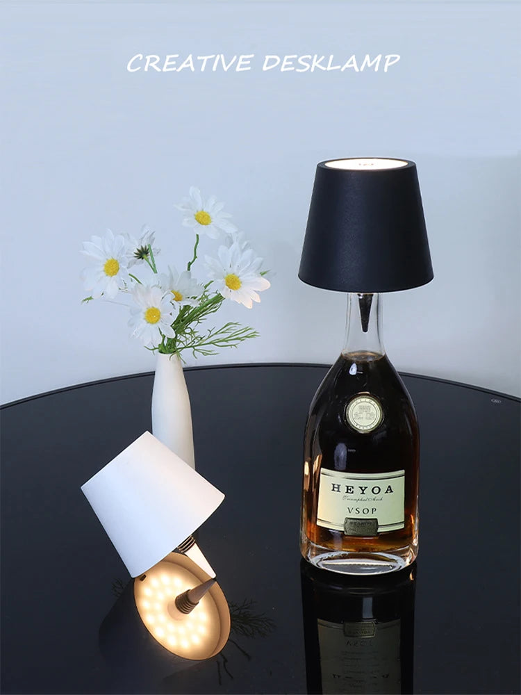 LumiGlow Bottle Lamp – Turn Your Wine into a Glowing Masterpiece!