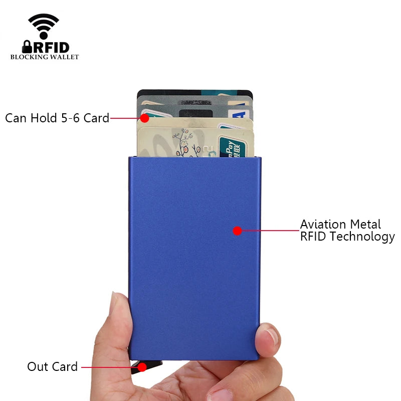 StealthShield™ RFID Smart Wallet – The Ultimate Minimalist Card Holder