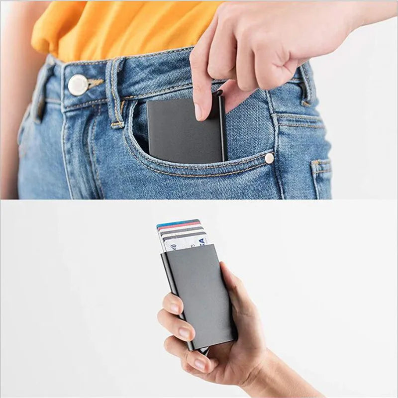 StealthShield™ RFID Smart Wallet – The Ultimate Minimalist Card Holder