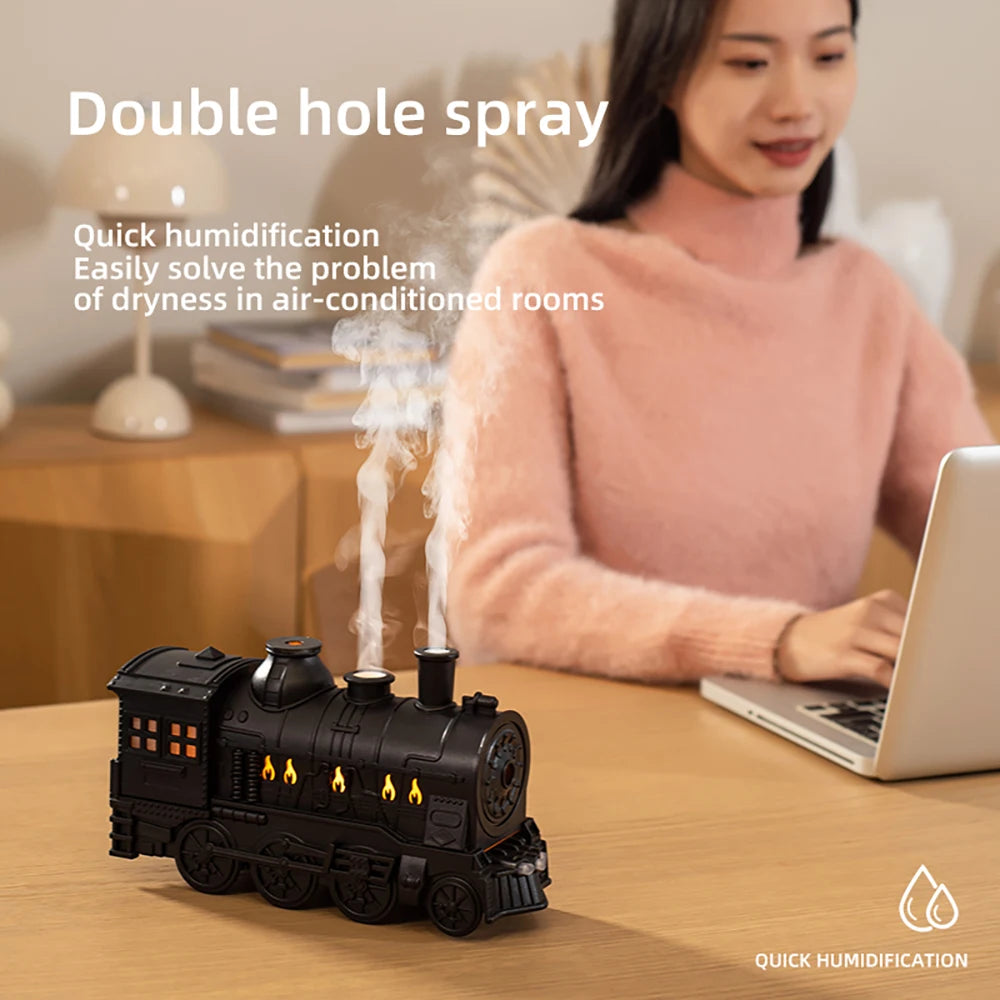Vintage Train Ultrasonic Aroma Diffuser & Humidifier