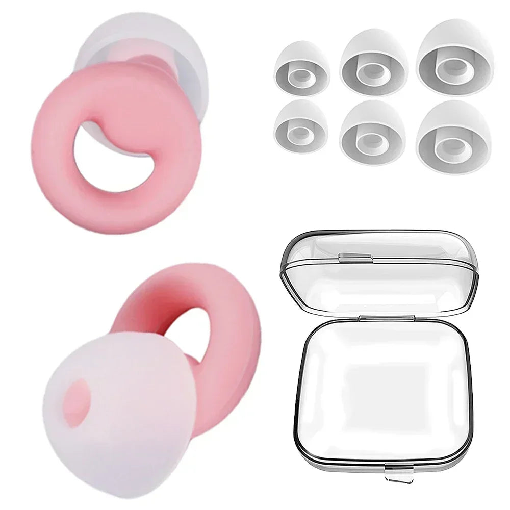 Anti-Noise Silicone Earplugs – Sleep, Work & Swim in Peace