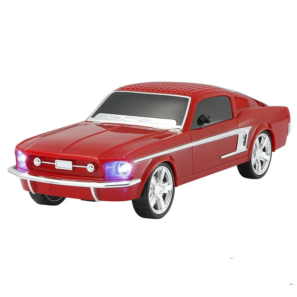 TurboTune® Wireless Car Speaker – Portable Bluetooth Bass Subwoofer with TF Card, USB Drive & FM Radio