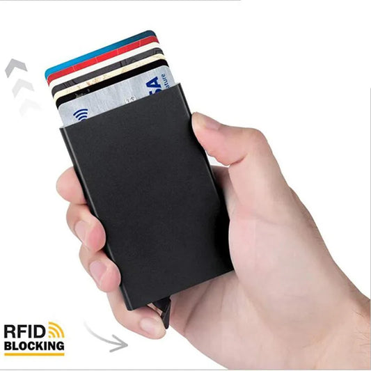 StealthShield™ RFID Smart Wallet – The Ultimate Minimalist Card Holder