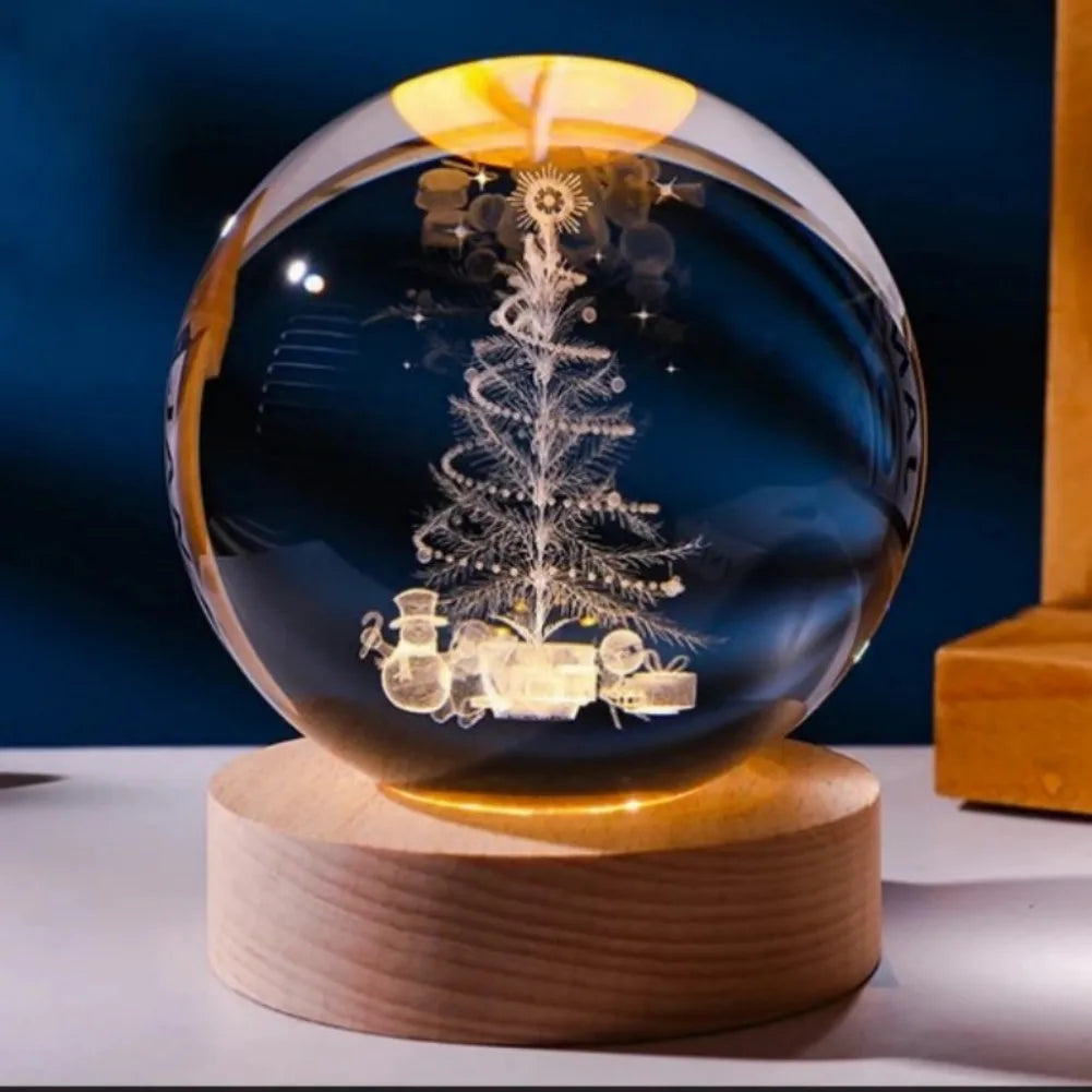 LumiGlow® 3D Crystal Galaxy Lamp