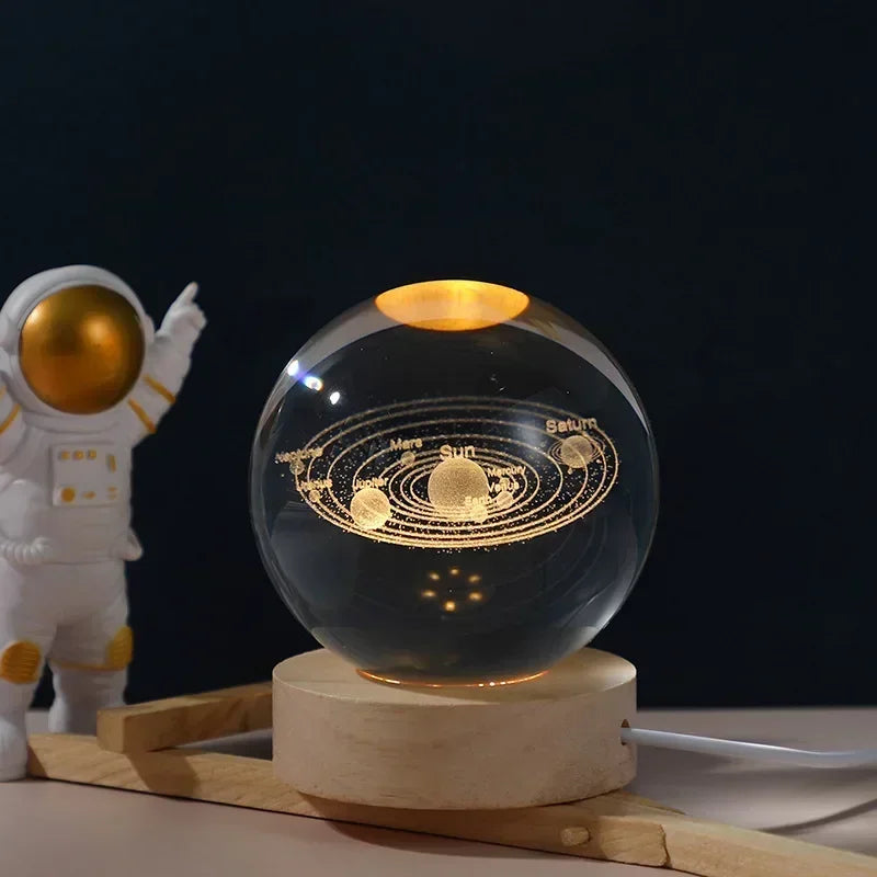 LumiGlow® 3D Crystal Galaxy Lamp