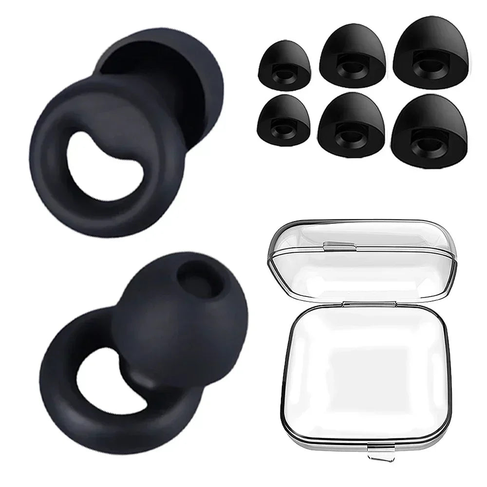 Anti-Noise Silicone Earplugs – Sleep, Work & Swim in Peace