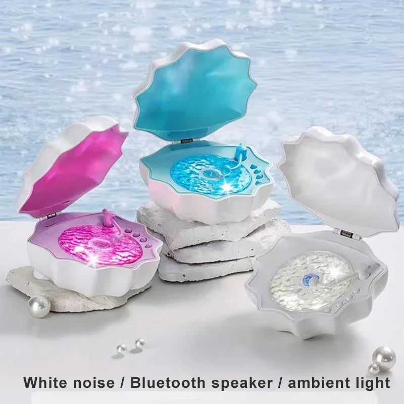 LumiWave® Retro Bluetooth Speaker – Soothing Lights & White Noise Sleep Aid