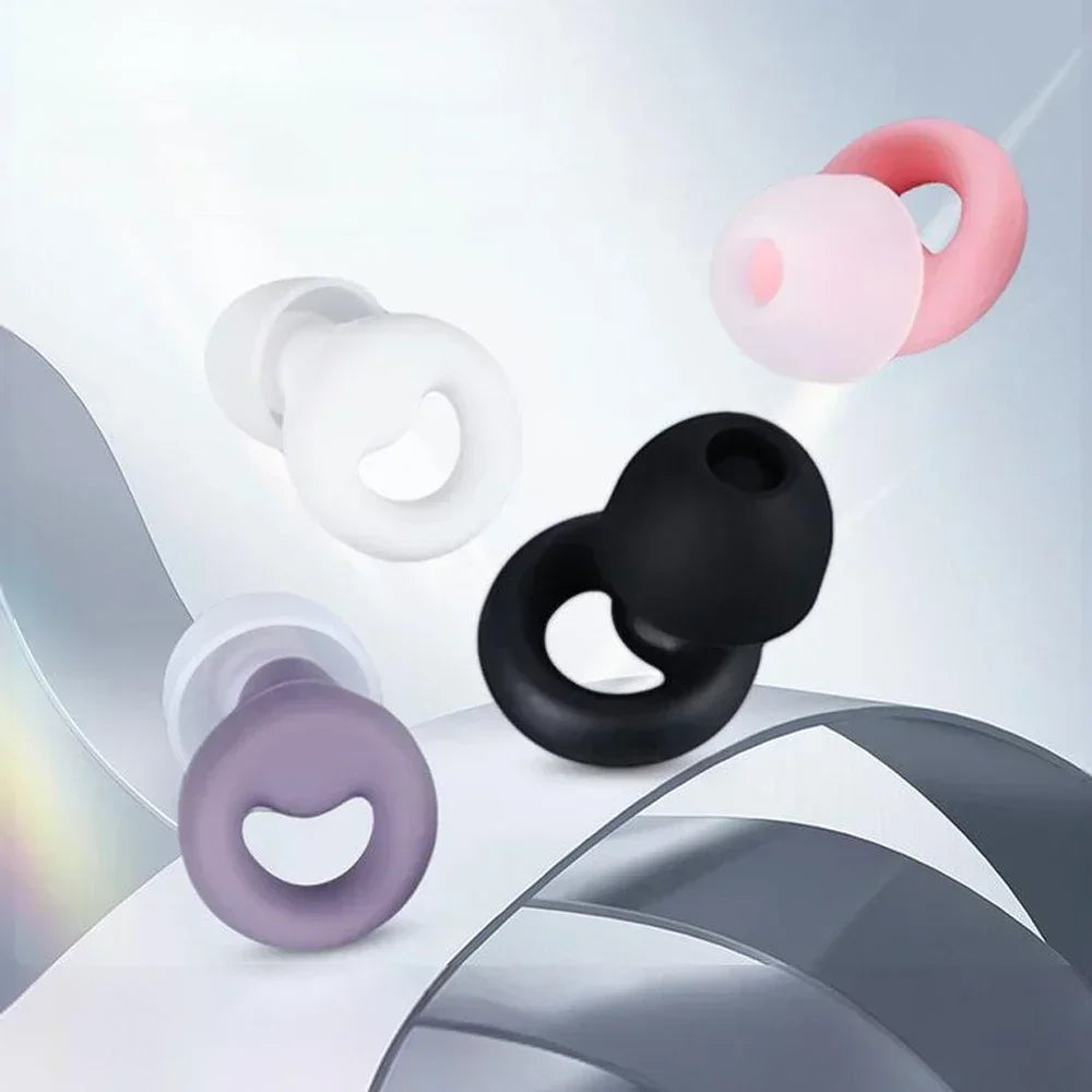 Anti-Noise Silicone Earplugs – Sleep, Work & Swim in Peace