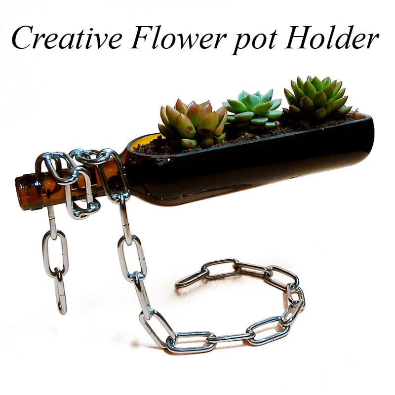 Magical Floating Chain Wine Rack – The Ultimate Illusion for Your Bar & Home