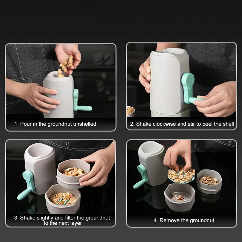 Effortless Peanut Shelling – The Ultimate Automatic Peanut Sheller!
