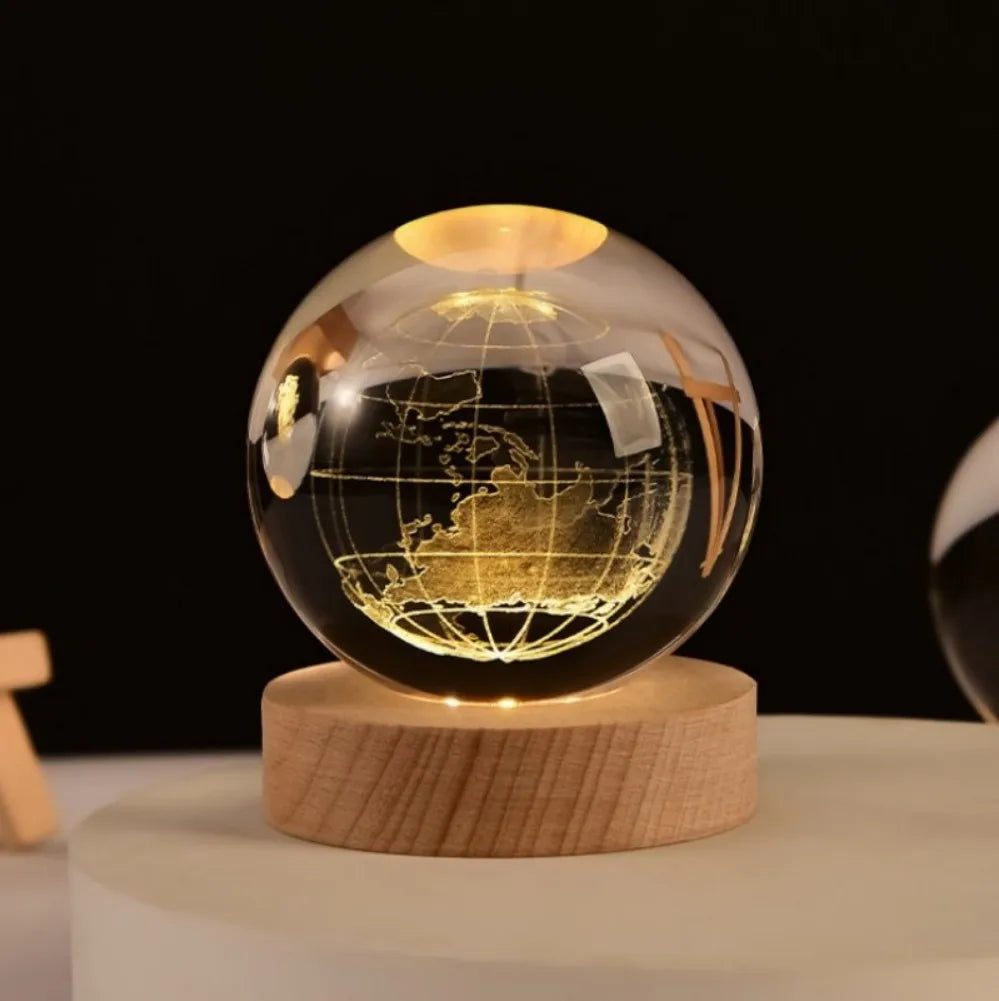 LumiGlow® 3D Crystal Galaxy Lamp