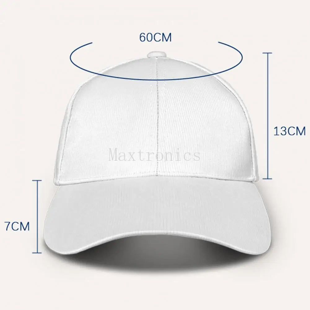 LumiGlow 7-Color LED Fiber Optic Baseball Cap