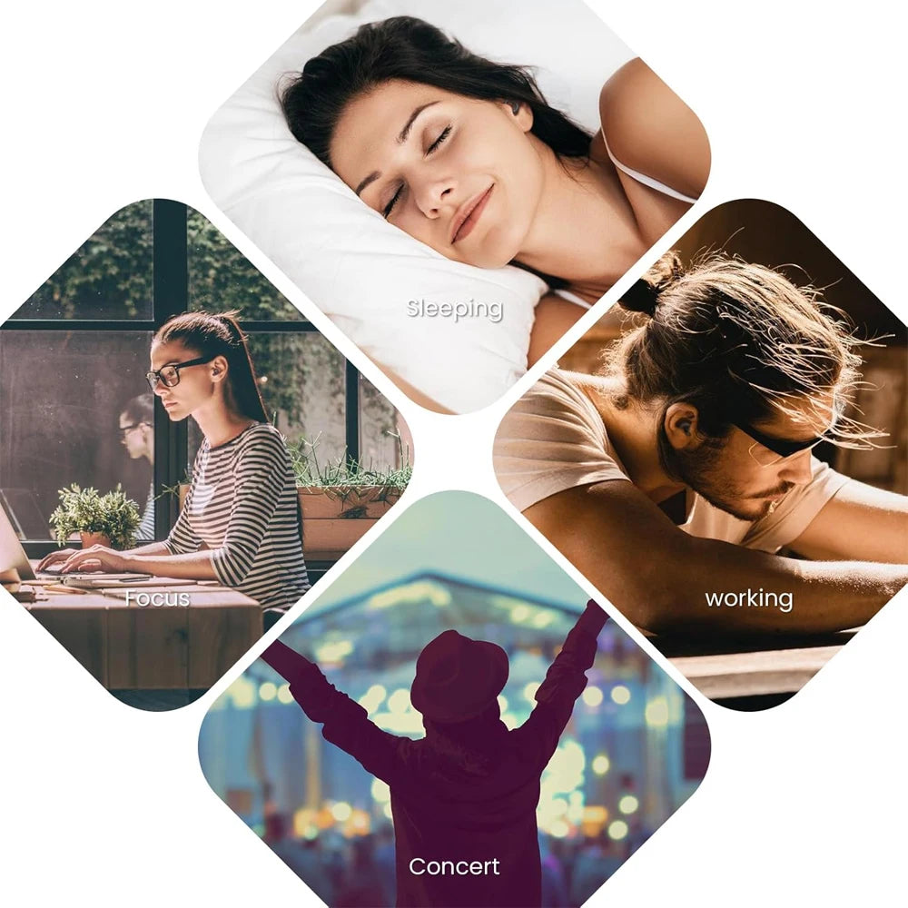 Anti-Noise Silicone Earplugs – Sleep, Work & Swim in Peace
