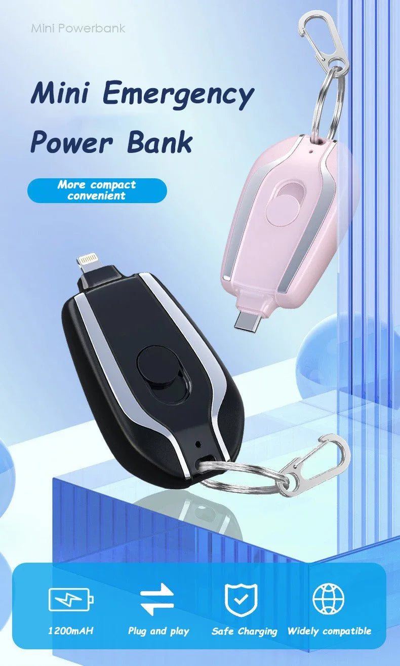 Xiaomi 1500mAh Mini Keychain Power Bank