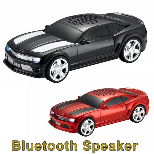 TurboSound® Mini Car Bluetooth Speaker – Wireless Portable Loudspeaker with Stereo Sound & Deep Bass