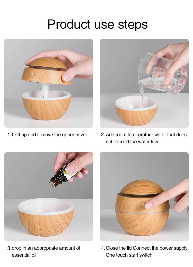 Ultrasonic Air Humidifier Aroma Diffuser