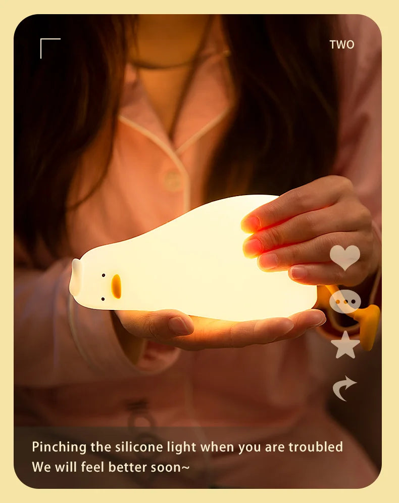 Quack Up Your Night – Rechargeable Duck LED Night Light