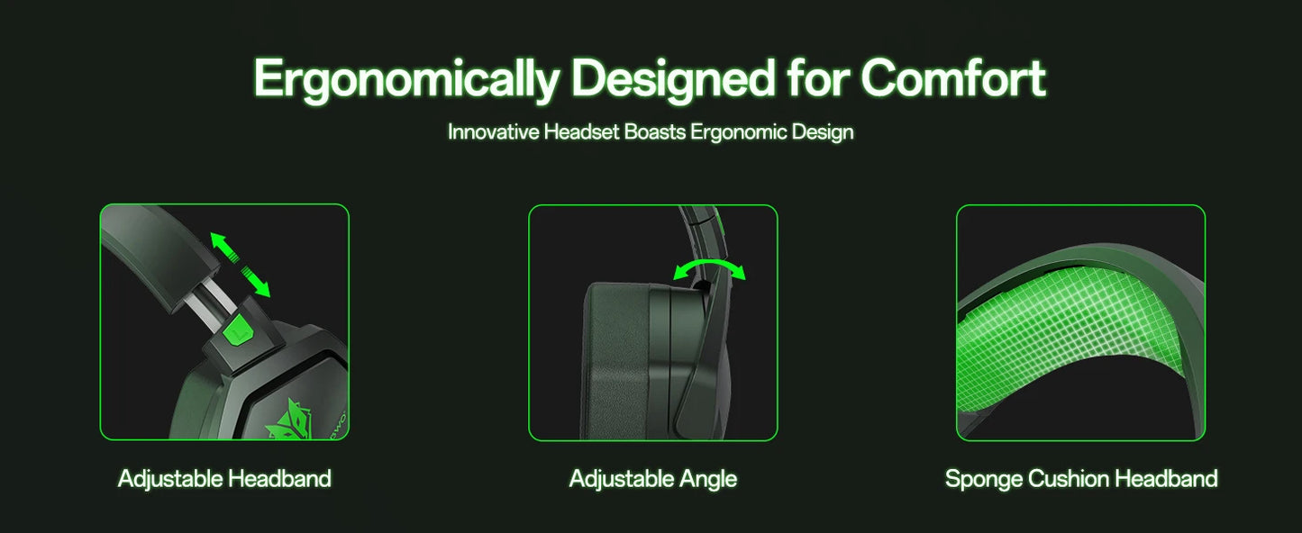 NUBWO N16 Gaming Headset – Dominate the Game in Comfort & Style!