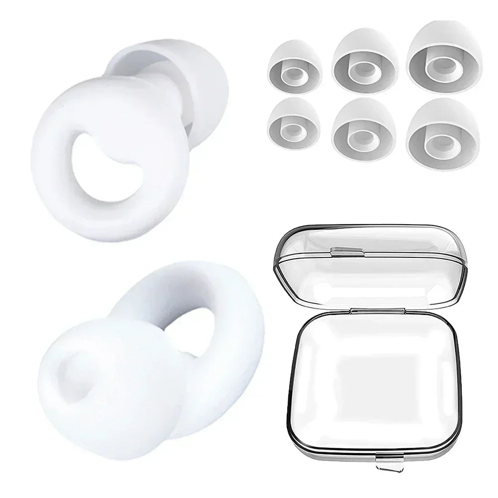 Anti-Noise Silicone Earplugs – Sleep, Work & Swim in Peace
