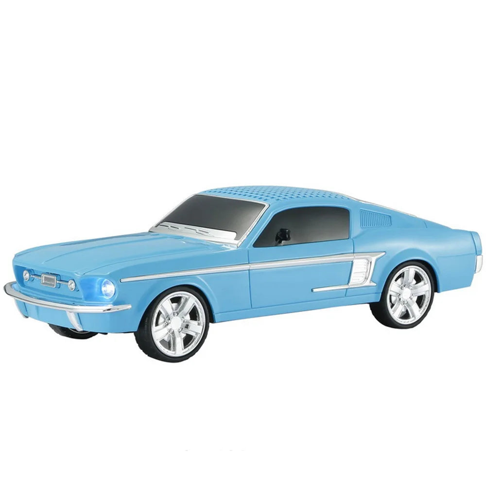 TurboTune® Wireless Car Speaker – Portable Bluetooth Bass Subwoofer with TF Card, USB Drive & FM Radio