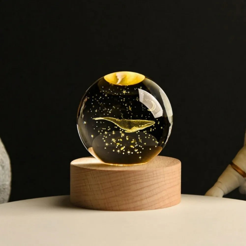 LumiGlow® 3D Crystal Galaxy Lamp