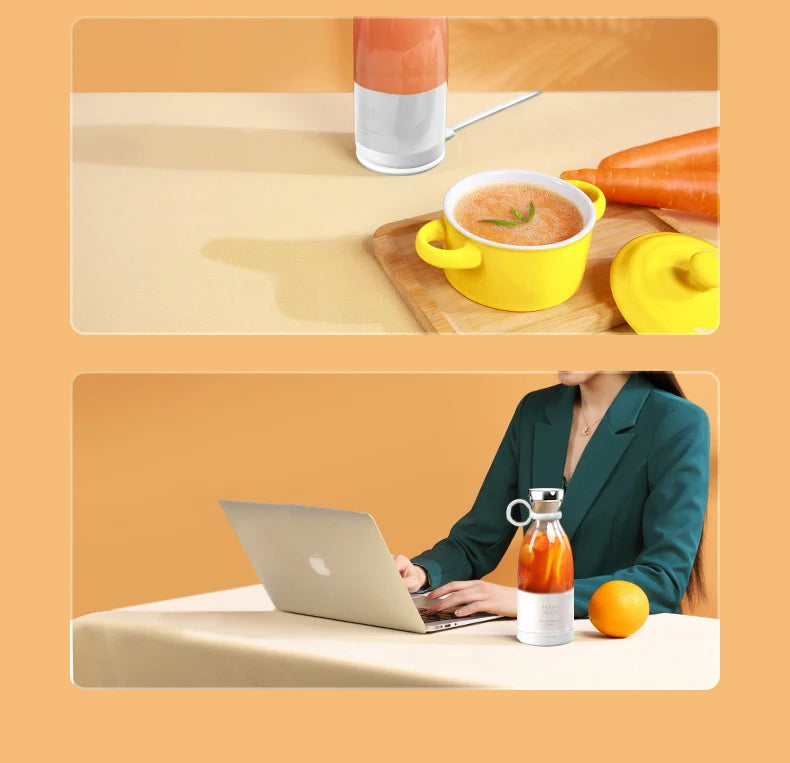 FreshBlend Mini®   Portable USB Rechargeable Juicer