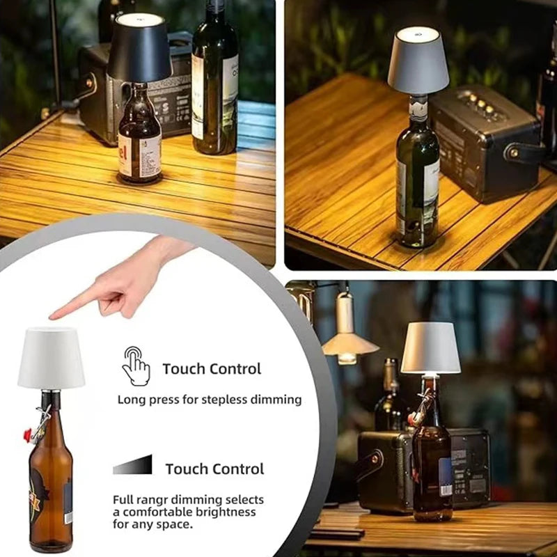 LumiGlow Bottle Lamp – Turn Your Wine into a Glowing Masterpiece!