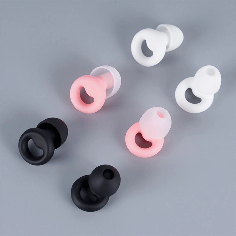 Anti-Noise Silicone Earplugs – Sleep, Work & Swim in Peace