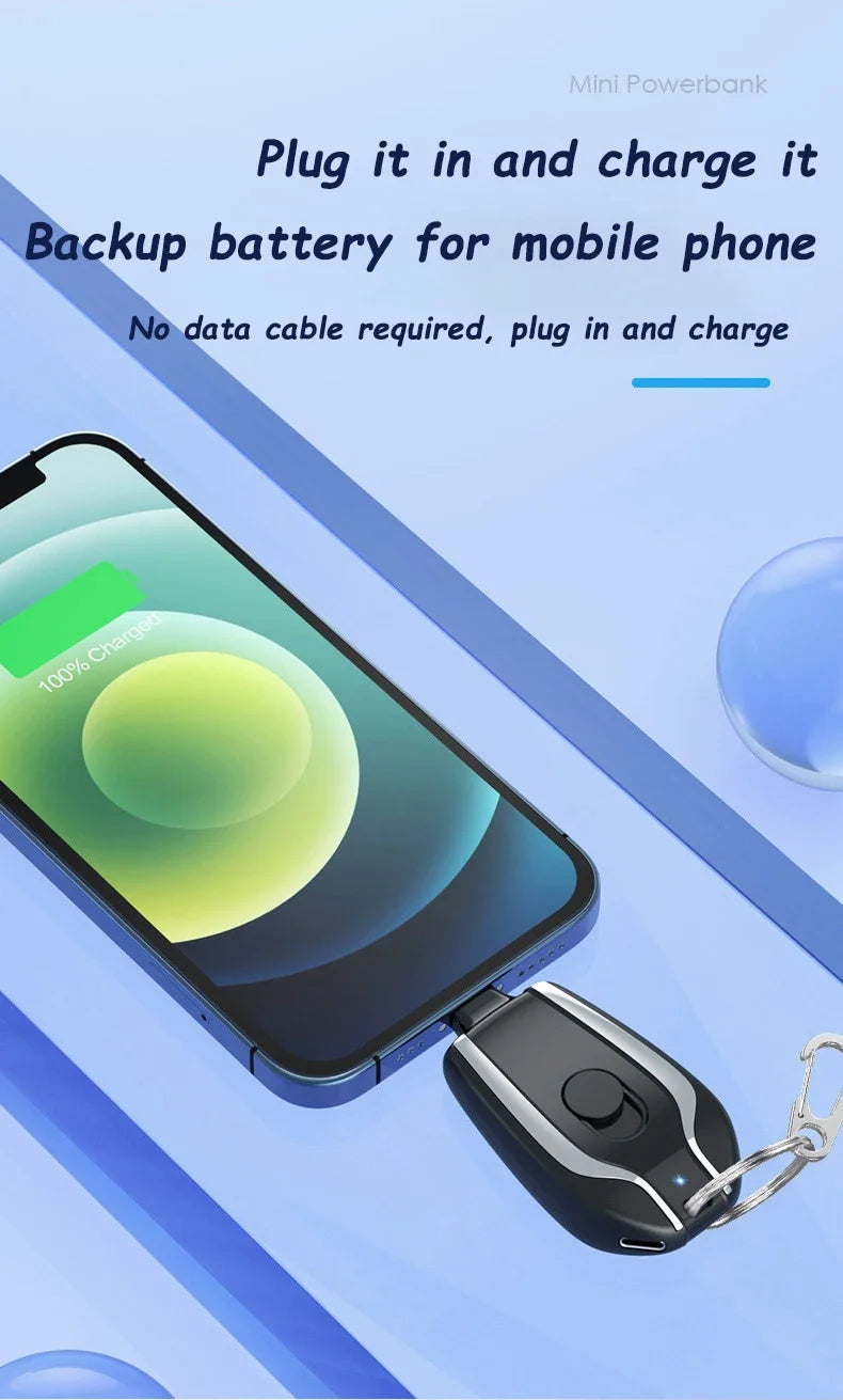 Xiaomi 1500mAh Mini Keychain Power Bank
