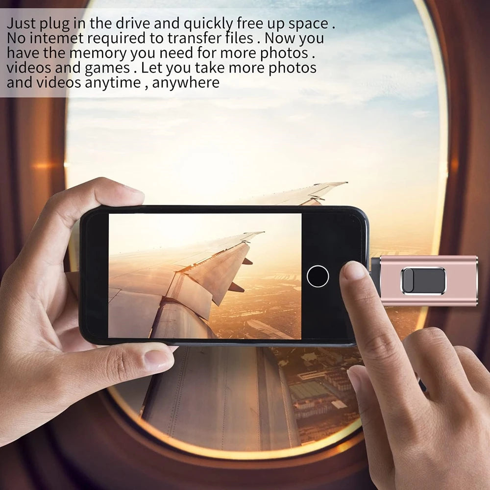 Ultimate 3-in-1 USB Flash Drive – Expand Your Storage, Anytime, Anywhere!