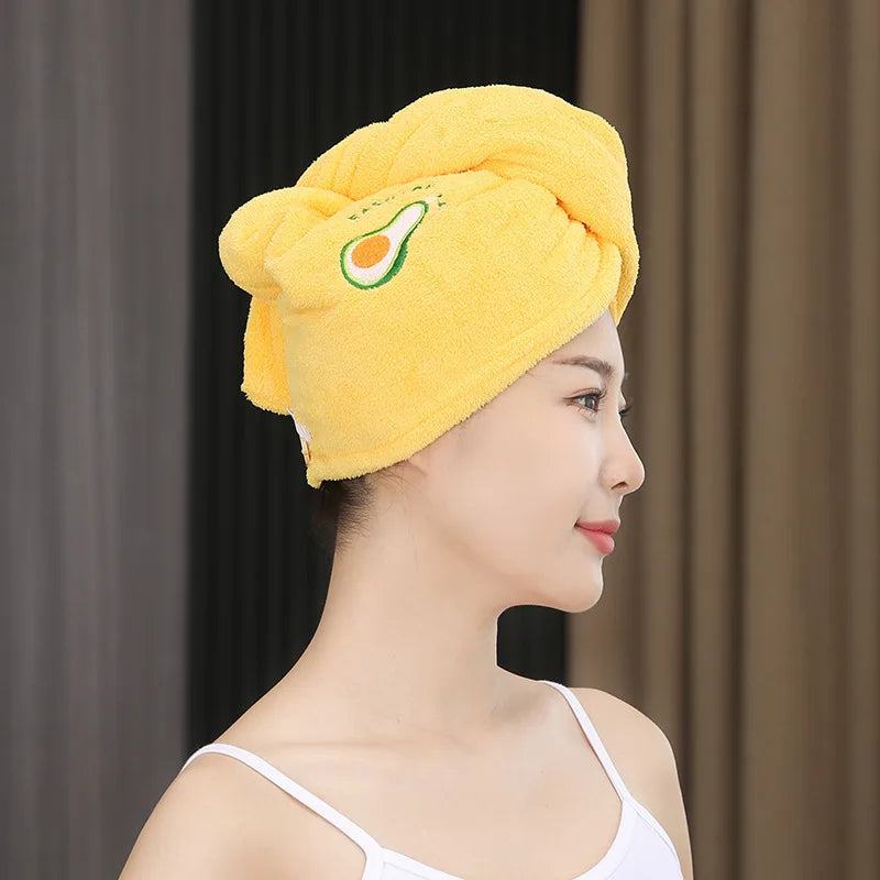 Ultra-Absorbent Quick-Dry Hair Towel – Soft, Cute & Gentle on Hair