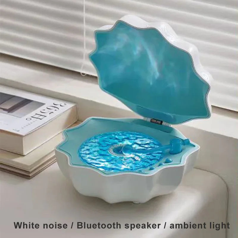 LumiWave® Retro Bluetooth Speaker – Soothing Lights & White Noise Sleep Aid