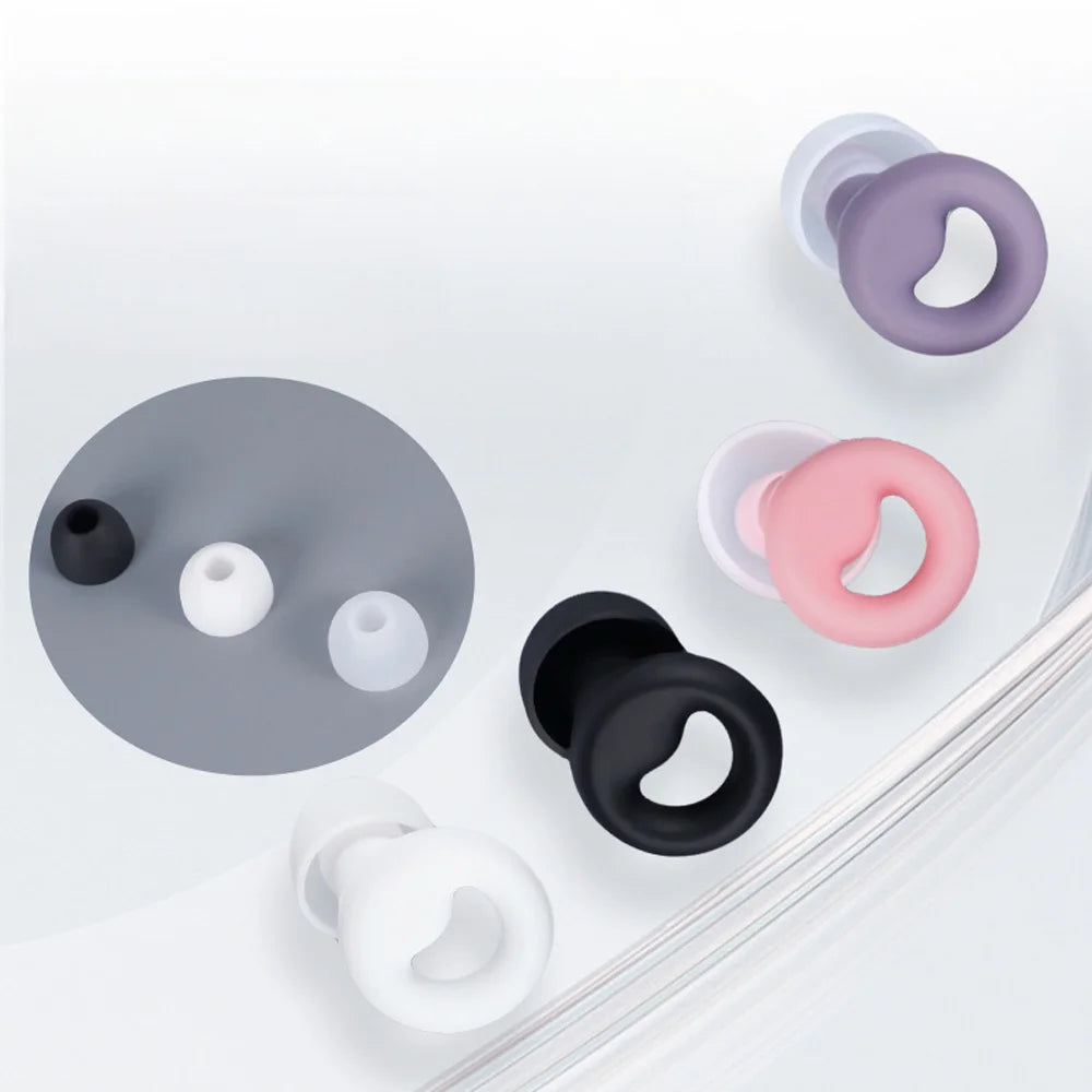 Anti-Noise Silicone Earplugs – Sleep, Work & Swim in Peace