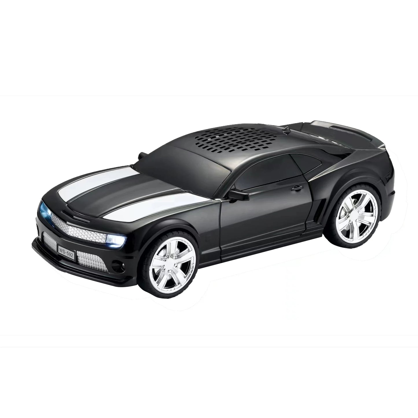 TurboSound® Mini Car Bluetooth Speaker – Wireless Portable Loudspeaker with Stereo Sound & Deep Bass