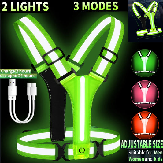 GlowGuard Pro® LED Reflective Safety Vest