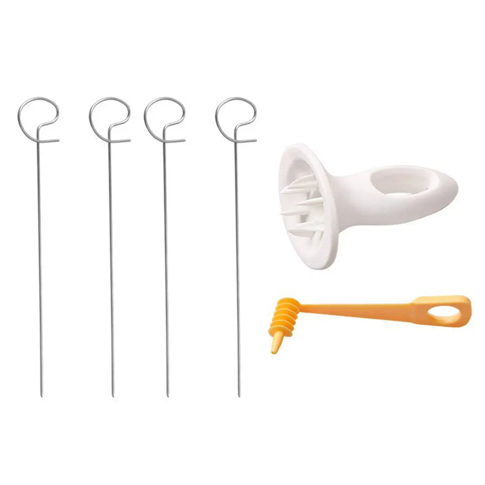 Portable Potato Spiral Cutter &amp; BBQ Skewers